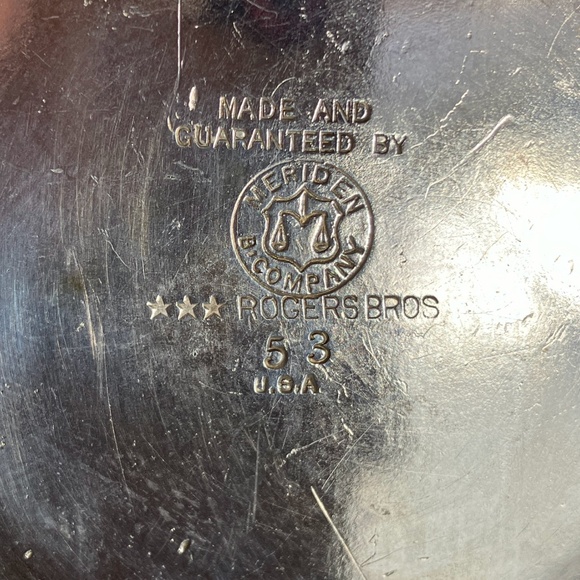 Antique 1937 Silver Plated Award Cup Engraved Trophy by Rogers Brothers - Picture 6 of 6